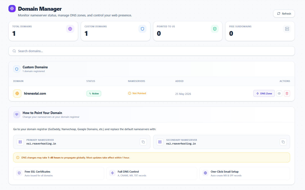 Advanced Domain Manager